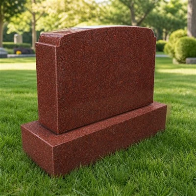 Lápide de Granito Vermelho