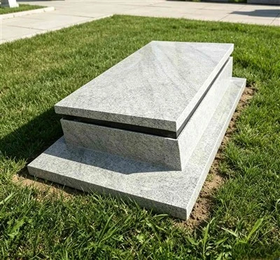 Lápide de Granito Branco
